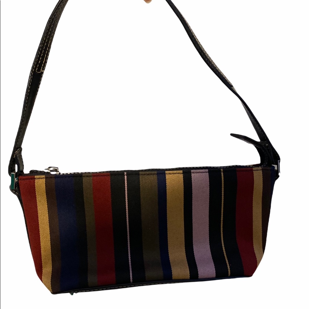 NUDE TONE STRIPED BAG